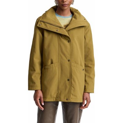 Avec Les Filles Avec Les Filles Funnel Neck Hood Rain Jacket