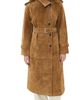 Avec Les Filles Avec Les Filles Funnel Neck Slouchy Trench Whiskey - 1