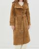 Avec Les Filles Avec Les Filles Funnel Neck Slouchy Trench Whiskey - 2