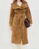 Avec Les Filles Avec Les Filles Funnel Neck Slouchy Trench Whiskey - 5