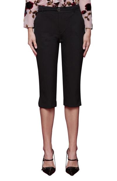 Avec Les Filles Avec Les Filles High Waist Capri Pants