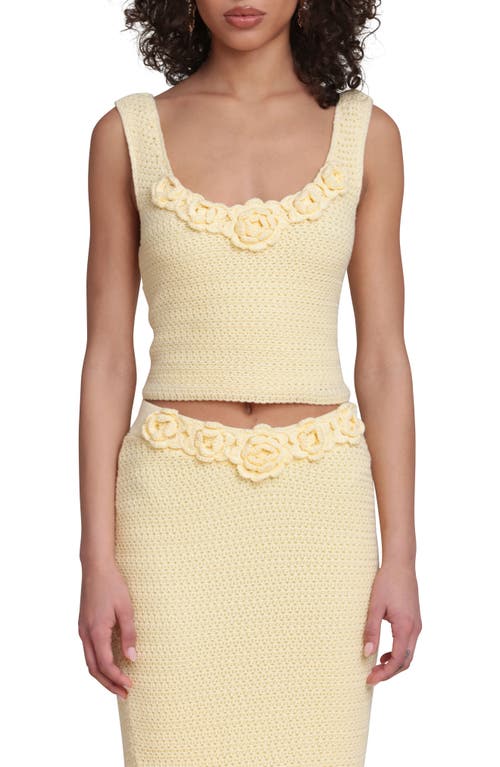Avec Les Filles Avec Les Filles Knit Crop Tank