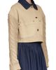 Avec Les Filles Avec Les Filles Knit Sleeve Crop Chore Jacket - 3