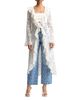 Avec Les Filles Avec Les Filles Lace Cascade Duster Jacket - 1