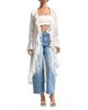 Avec Les Filles Avec Les Filles Lace Cascade Duster Jacket - 2