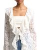 Avec Les Filles Avec Les Filles Lace Cascade Duster Jacket - 4