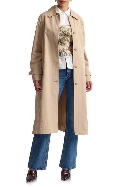 Avec Les Filles Avec Les Filles Oversize Cotton Blend Trench Coat