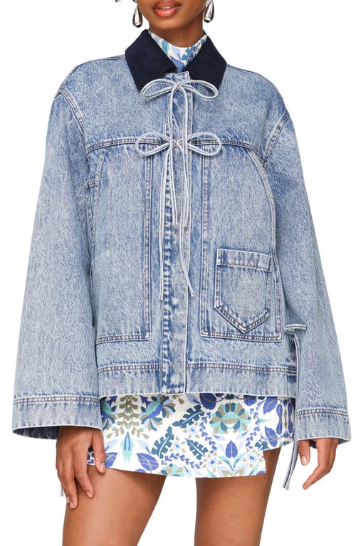 Avec Les Filles Avec Les Filles Oversized Denim Chore Jacket