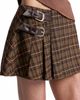 Avec Les Filles Avec Les Filles Plaid Belted Skort - 4