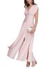 Avec Les Filles Avec Les Filles Shirred Jersey Maxi Dress - 2