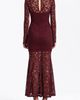 Avec Les Filles Avec Les Filles Shirred Lace Maxi Dress - 2
