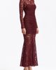Avec Les Filles Avec Les Filles Shirred Lace Maxi Dress - 3