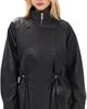 Avec Les Filles Avec Les Filles Slouchy Leather Anorak Black - 1