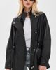 Avec Les Filles Avec Les Filles Slouchy Leather Anorak Black - 2
