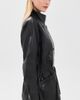 Avec Les Filles Avec Les Filles Slouchy Leather Anorak Black - 4