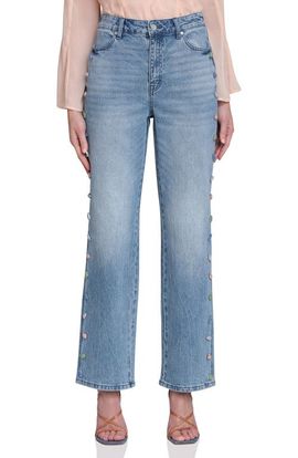 Avec Les Filles Avec Les Filles Stone Detail Jeans