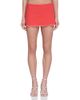 Avec Les Filles Avec Les Filles Stretch Scalloped Hem Low Rise Micro Skort - 1