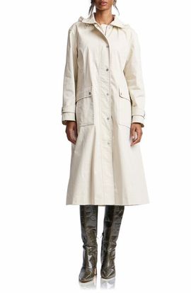 Avec Les Filles Avec Les Filles Swing Rain Trench Coat