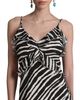 Avec Les Filles Avec Les Filles Zebra Print Braided Strap Ruffle Maxi Dress - 3