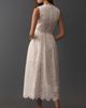 Avec Les Filles Cotton Eyelet Midi Dress - 3