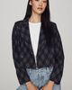 Avec Les Filles Cropped Knit Blazer Jacket - 2