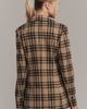 Avec Les Filles Double-Breasted Knit Plaid Blazer Jacket - 2
