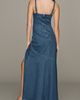 Avec Les Filles Frayed Hem Denim Maxi Dress - 2