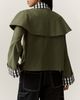 Avec Les Filles Gingham Trim Cape Jacket - 4