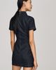 Avec Les Filles Keyhole Denim Mini Dress - 3