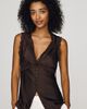 Avec Les Filles Lace Hem Tank Top - 1