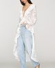 Avec Les Filles Ruffle Lace Longline Top - 1