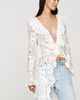 Avec Les Filles Ruffle Lace Longline Top - 2