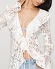 Avec Les Filles Ruffle Lace Longline Top - 4