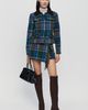 Avec Les Filles Slim Plaid Jacket - 4