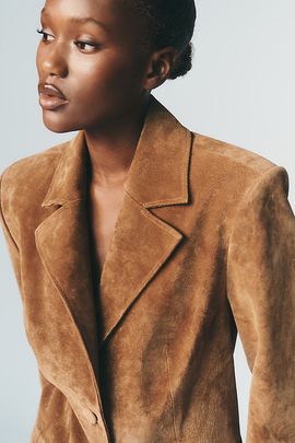Avec Les Filles Suede Blazer Jacket