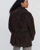 Avec Les Filles Suede Funnel Neck Jacket - 4