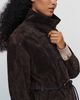 Avec Les Filles Suede Funnel Neck Jacket - 5