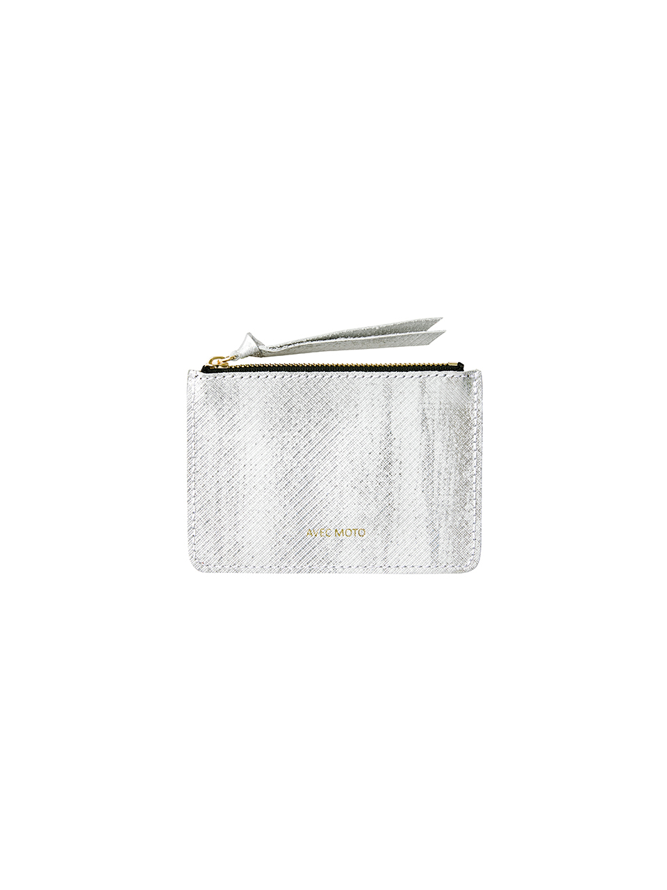 AVECMOTO Emma Coin Purse Silver White Crack