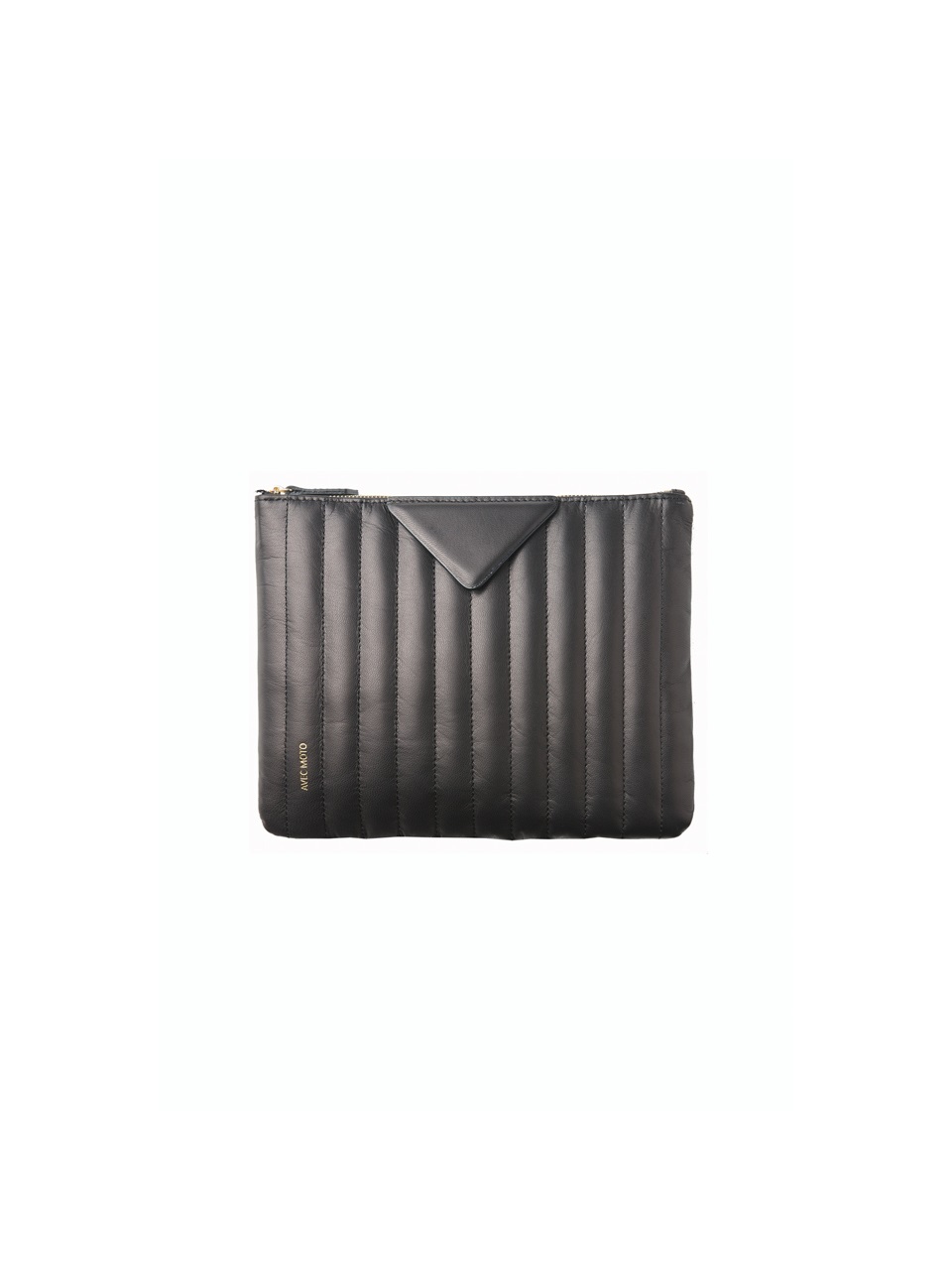 AVECMOTO Rose Clutch Bag S Black