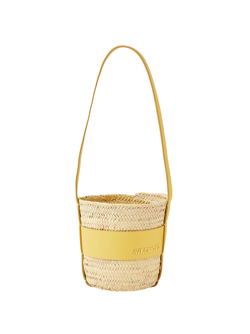 AVECMOTO Saint-Tropez Panier Bag Yellow