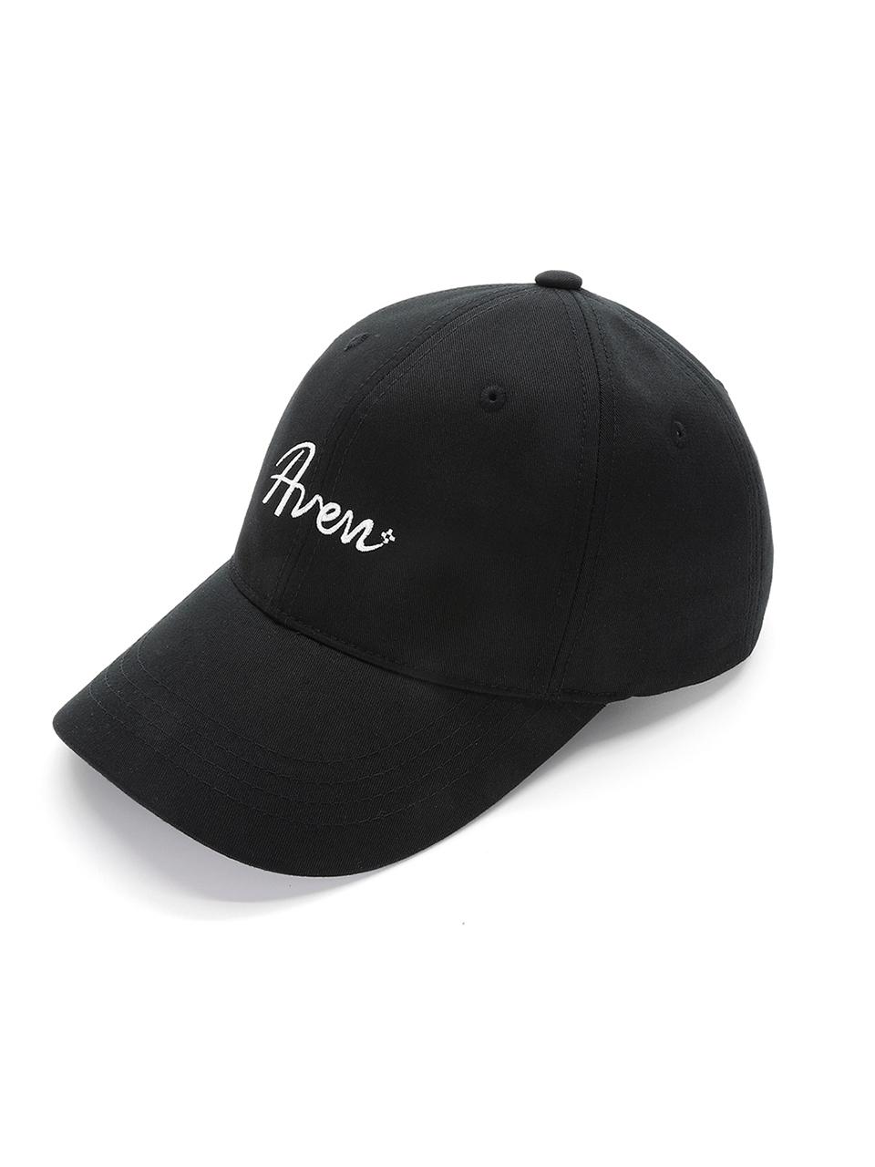 Aven AVYN Cursive Embroidery Ball Cap [Black]