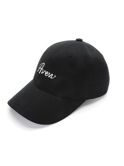 Aven AVYN Cursive Embroidery Ball Cap [Black]