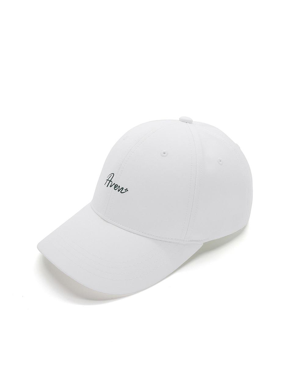 Aven AVYN Cursive Embroidery Ball Cap [WHITE with GREEN Logo]