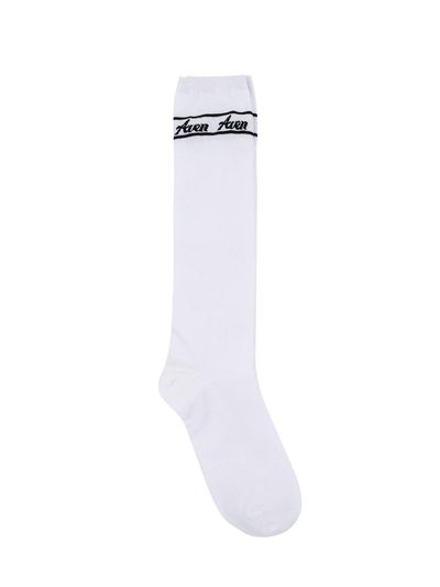 Aven Basic Knee Socks [White]