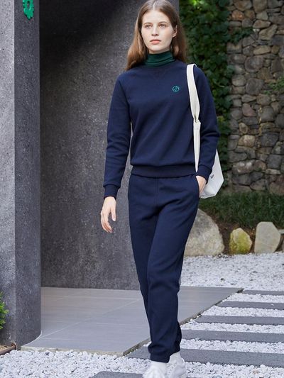 Aven Basic Line Jogger Sweatpants Golf [Navy]
