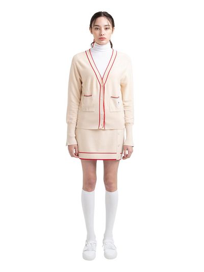Aven Classic Field Knit Cardigan [Beige]