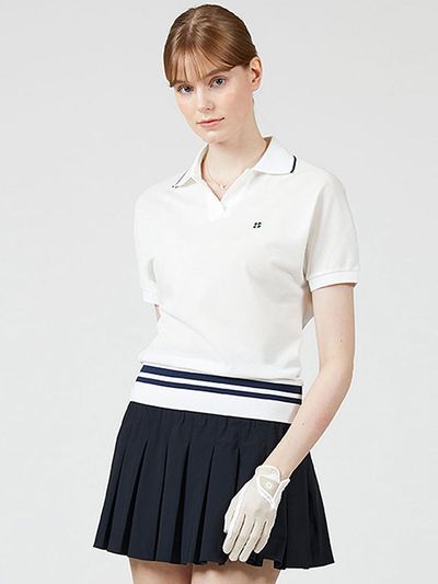 Aven Elastic Band Pleated Skirt [Black]