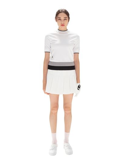 Aven Field Round Knit Golf (White)