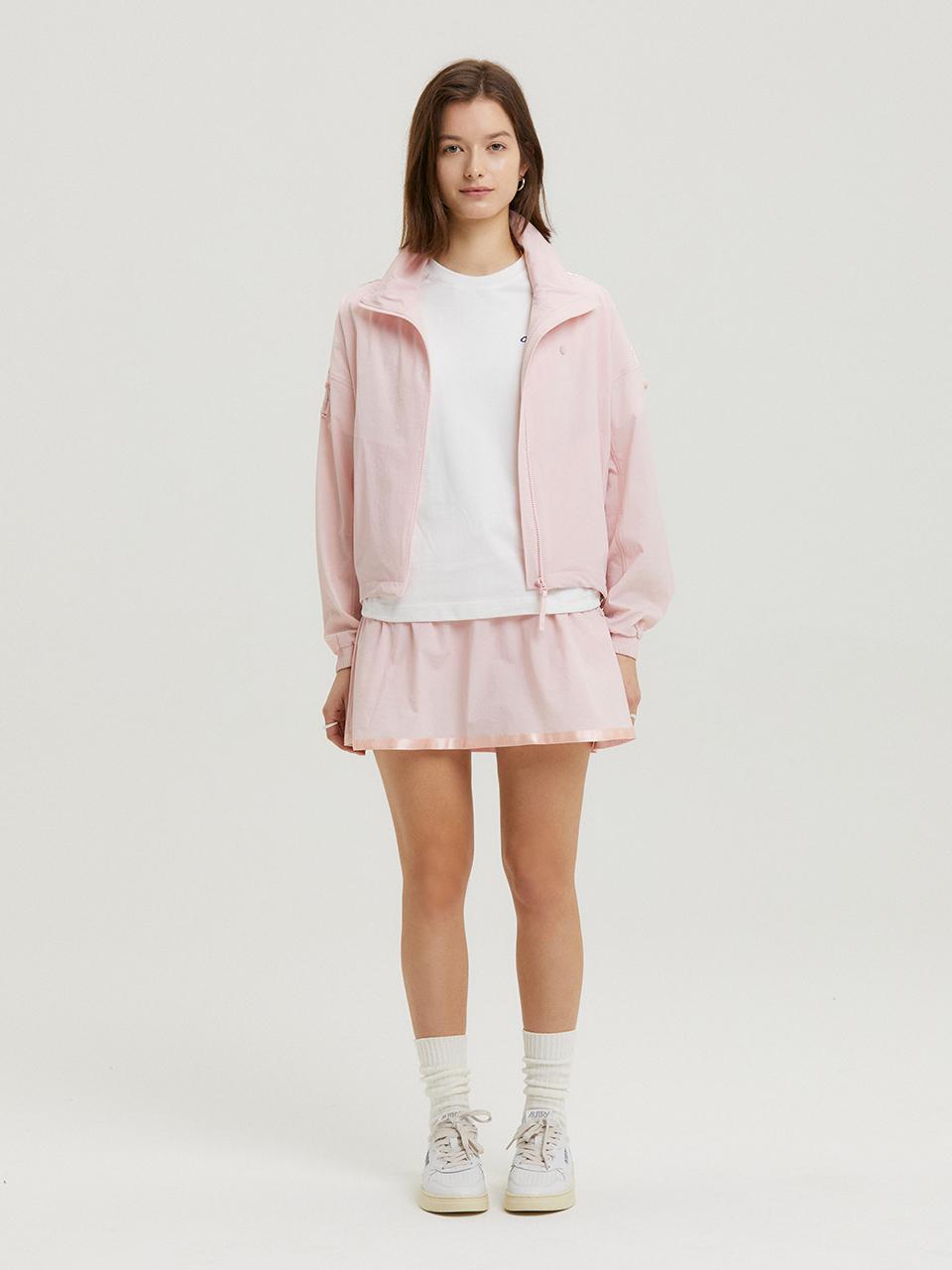 Aven Fleur String Flare Skirt [Pink]