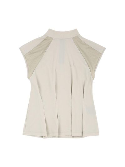 Aven Mid-neck Sleeveless Golf [Beige]